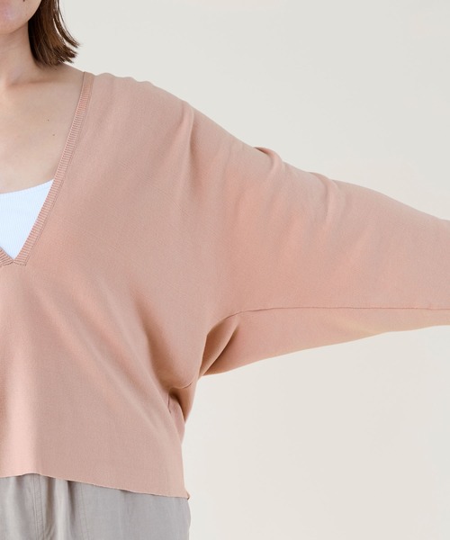 セール】【marmors】deep v/neck pullover（ニット/セーター