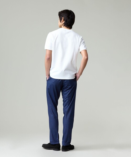 J.PRESS（ジェイプレス）の「【ストレッチ / 洗える / 吸水速乾/ 接触冷感】【J.PRESS-POOL WOOL】ジャージーセットアップ スラックス_25年モデル（その他パンツ・メンズ・ネイビー系/ライトグレー系・78/86/90/82/94/74）」の21枚目の写真