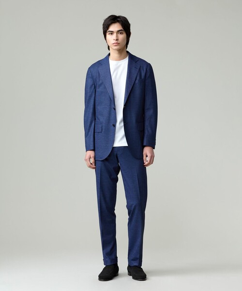 J.PRESS（ジェイプレス）の「【ストレッチ / 洗える / 吸水速乾/ 接触冷感】【J.PRESS-POOL WOOL】ジャージーセットアップ スラックス_25年モデル（その他パンツ・メンズ・ネイビー系/ライトグレー系・78/86/90/82/94/74）」の22枚目の写真