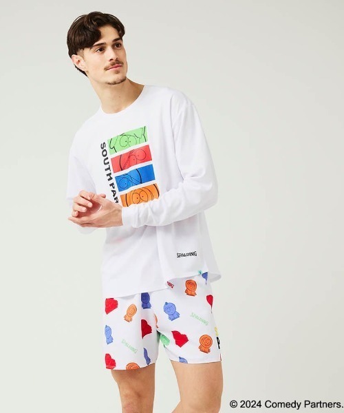 SPALDING（スポルディング）の「【SPALDING/スポルディング】ロングスリーブTシャツ サウスパーク キャラクターズ/（Tシャツ/カットソー・メンズ・ブラック/ホワイト・MEDIUM/X-LARGE）」の9枚目の写真