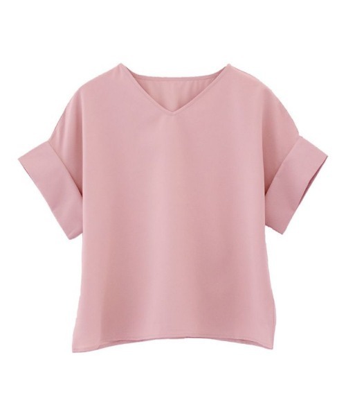 アーガ　【新品】Vネックワッシャーシャツ TAKA-Q tシャツ 「ウォッシャブル」タカキュー ふくれアーガイル
