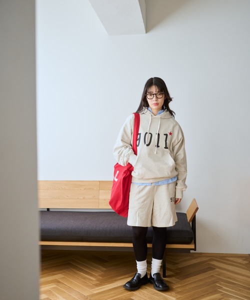 common gull products.（コモンガルプロダクツ）の「NO.9011☆gull sweat half pants（その他パンツ・レディース・ネイビー/ブラック系/アイボリー/杢グレー・MEDIUM/LARGE）」の21枚目の写真