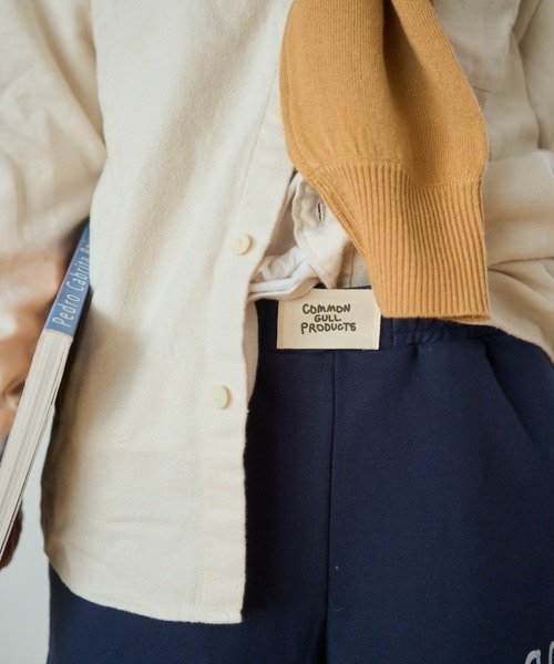 common gull products.（コモンガルプロダクツ）の「NO.9011☆gull sweat half pants（その他パンツ・レディース・ネイビー/ブラック系/アイボリー/杢グレー・MEDIUM/LARGE）」の5枚目の写真