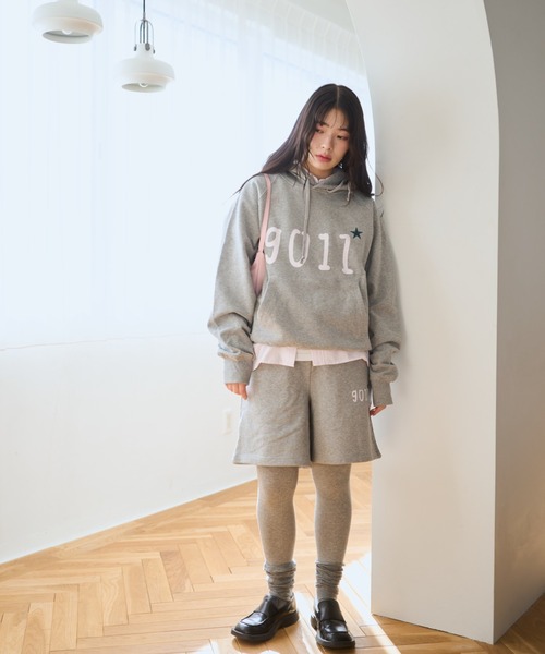common gull products.（コモンガルプロダクツ）の「NO.9011☆gull sweat half pants（その他パンツ・レディース・ネイビー/ブラック系/アイボリー/杢グレー・MEDIUM/LARGE）」の7枚目の写真