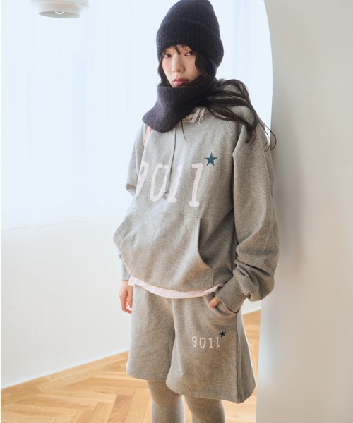 common gull products.（コモンガルプロダクツ）の「NO.9011☆gull sweat half pants（その他パンツ・レディース・ネイビー/ブラック系/アイボリー/杢グレー・MEDIUM/LARGE）」の12枚目の写真