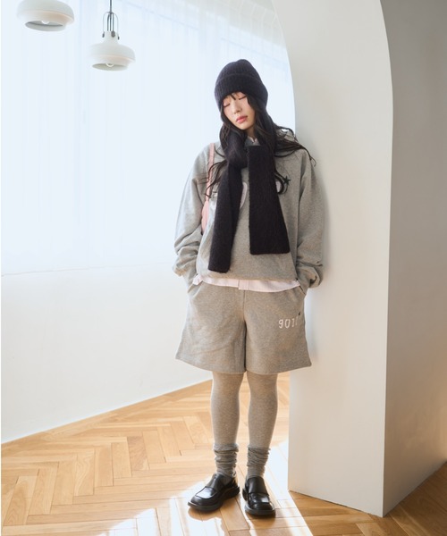 common gull products.（コモンガルプロダクツ）の「NO.9011☆gull sweat half pants（その他パンツ・レディース・ネイビー/ブラック系/アイボリー/杢グレー・MEDIUM/LARGE）」の17枚目の写真