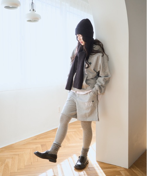 common gull products.（コモンガルプロダクツ）の「NO.9011☆gull sweat half pants（その他パンツ・レディース・ネイビー/ブラック系/アイボリー/杢グレー・MEDIUM/LARGE）」の18枚目の写真