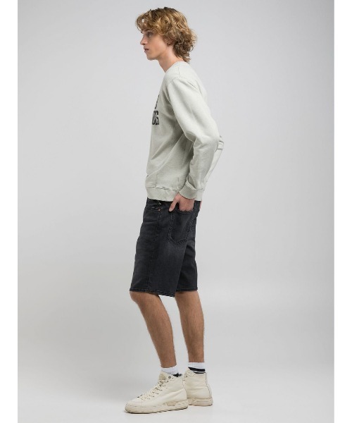 REPLAY（リプレイ）の「10.5OZ ECO PLUS GROVERデニムショーツ（デニムパンツ・メンズ・ダークブラック・28inch/30inch/32inch/34inch）」の4枚目の写真