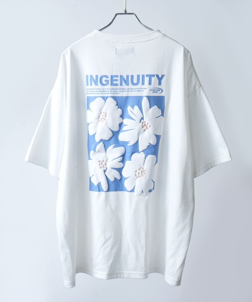 Starting Over(スターティングオーバー)の「【Starting Over/スターティングオーバー】various logo designs T-shirt / デザインパッチ バックプリント刺繍 半袖 Tシャツ ピグメントTシャツ(Tシャツ/カットソー・メンズ・ホワイト系その他/ブラック/ホワイト/ブラック系その他/ブラック系その他2/ホワイト系その他2/ブラック系3/ブラック系2/ブラック系1/ホワイト系その他7/ブラック系その他6/ホワイト系/ホワイト系1/ネイビー/ピンク/ブルー系その他/ホワイト系その他3/ブラック系その他5/ブルー系その他2/ホワイト系その他5/ホワイト系その他6/ブラック系/ブラック系その他3/ホワイト系その他4/ブラック系その他4/ブラック系その他7・M/L)」の3枚目の写真