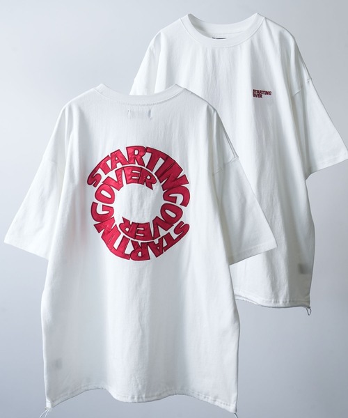 Starting Over(スターティングオーバー)の「【Starting Over/スターティングオーバー】various logo designs T-shirt / デザインパッチ バックプリント刺繍 半袖 Tシャツ ピグメントTシャツ(Tシャツ/カットソー・メンズ・ホワイト系その他/ブラック/ホワイト/ブラック系その他/ブラック系その他2/ホワイト系その他2/ブラック系3/ブラック系2/ブラック系1/ホワイト系その他7/ブラック系その他6/ホワイト系/ホワイト系1/ネイビー/ピンク/ブルー系その他/ホワイト系その他3/ブラック系その他5/ブルー系その他2/ホワイト系その他5/ホワイト系その他6/ブラック系/ブラック系その他3/ホワイト系その他4/ブラック系その他4/ブラック系その他7・M/L)」の6枚目の写真
