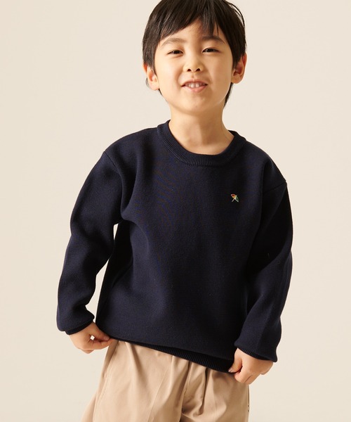 Arnold Palmer(アーノルドパーマー)の「3SEDAI KNIT プルオーバー(ニット/セーター・キッズ・ネイビー/ライトグリーン・95cm/145cm/135cm/125cm/115cm/105cm)」の12枚目の写真