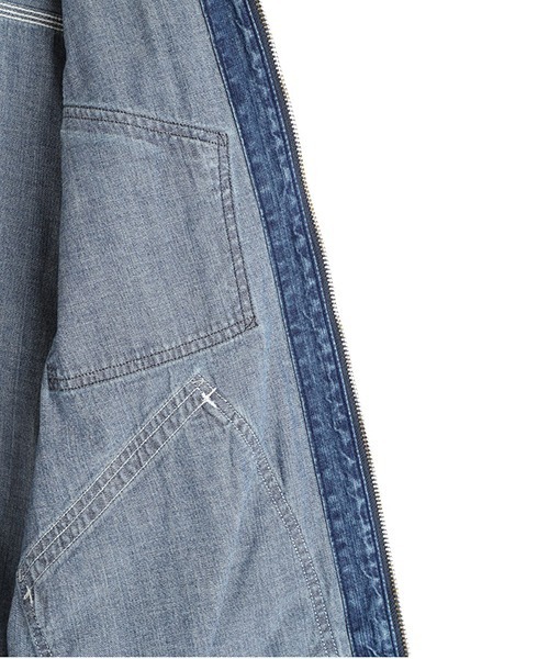 marka（マーカ）の「marka / マーカ：DENIM WORK JACKET - used washed -：M25A-11BL11C[COR]（デニムジャケット・メンズ・ブルー系その他・2(M)/1(S)）」の6枚目の写真