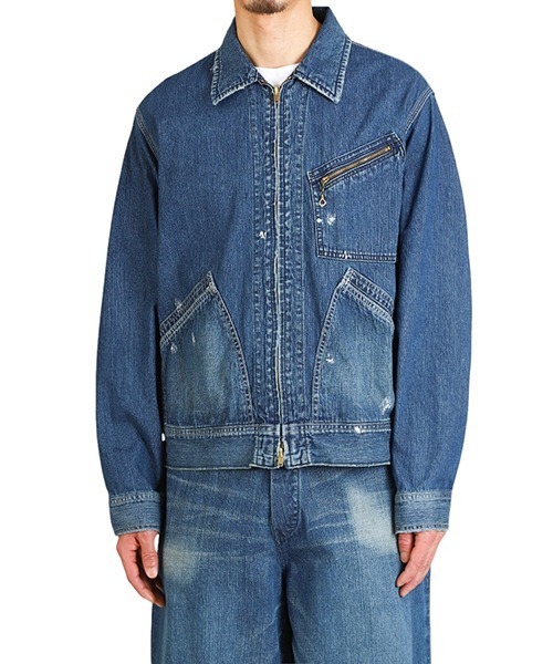 marka / マーカ：DENIM WORK JACKET - used washed -：M25A