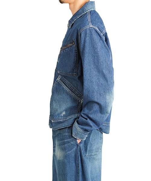 marka / マーカ：DENIM WORK JACKET - used washed -：M25A