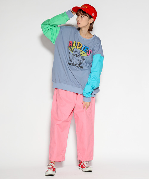 ALDIES(アールディーズ)の「Fluorescence Thick Pants / フルオレッセンスシックパンツ(その他パンツ・メンズ・ブルー/ピンク・MEDIUM/X-LARGE/LARGE/SMALL)」の12枚目の写真