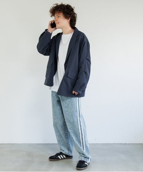 GLAZOS（グラソス）の「【大人向けサイズあり】【セットアップ対応】ユーティリティテーラードジャケット（テーラードジャケット・キッズ・ネイビー/ブラウン・L/S/M/LL）」の7枚目の写真