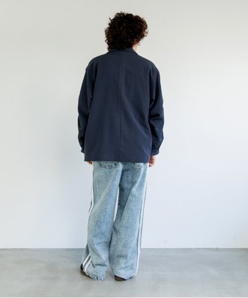 GLAZOS（グラソス）の「【大人向けサイズあり】【セットアップ対応】ユーティリティテーラードジャケット（テーラードジャケット・キッズ・ネイビー/ブラウン・L/S/M/LL）」の8枚目の写真