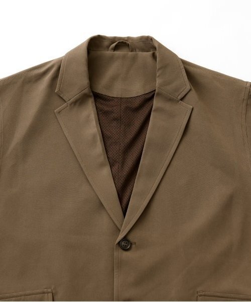 GLAZOS（グラソス）の「【大人向けサイズあり】【セットアップ対応】ユーティリティテーラードジャケット（テーラードジャケット・キッズ・ネイビー/ブラウン・L/S/M/LL）」の9枚目の写真