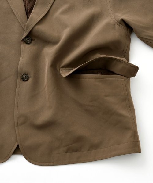 GLAZOS（グラソス）の「【大人向けサイズあり】【セットアップ対応】ユーティリティテーラードジャケット（テーラードジャケット・キッズ・ネイビー/ブラウン・L/S/M/LL）」の13枚目の写真