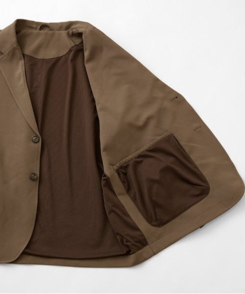 GLAZOS（グラソス）の「【大人向けサイズあり】【セットアップ対応】ユーティリティテーラードジャケット（テーラードジャケット・キッズ・ネイビー/ブラウン・L/S/M/LL）」の14枚目の写真