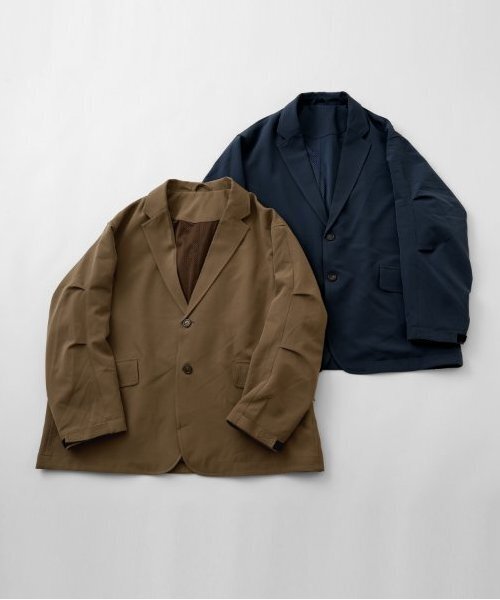 GLAZOS（グラソス）の「【大人向けサイズあり】【セットアップ対応】ユーティリティテーラードジャケット（テーラードジャケット・キッズ・ネイビー/ブラウン・L/S/M/LL）」の16枚目の写真