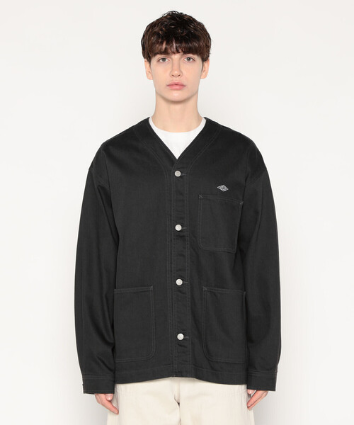 MEN'S COTTON DRILL COLLARLESS JACKET（その他アウター