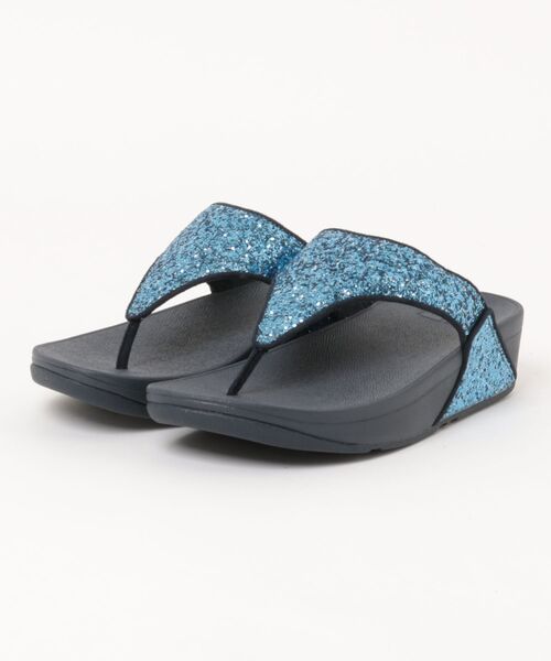 fitflop(フィットフロップ)の「LULU MULTI-TONAL GLITTER TOE-POST SANDALS(サンダル・レディース・ピンク/ライトブルー/ブラック/ブルー/ローズ/ゴールド系・US6/US8/US7/US5)」の4枚目の写真