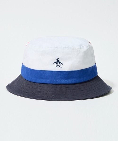 Penguin by Munsingwear（ペンギン バイ マンシングウェア）の「【70周年】Hat（ハット・メンズ・ホワイト×ネイビー・F）」の3枚目の写真