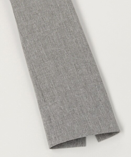 MICO COULIER（ミコクリエ）の「《セットアップ対応》ライトシャンブレージャケット（ノーカラージャケット・レディース・グレー/ネイビー・38/40/36）」の16枚目の写真