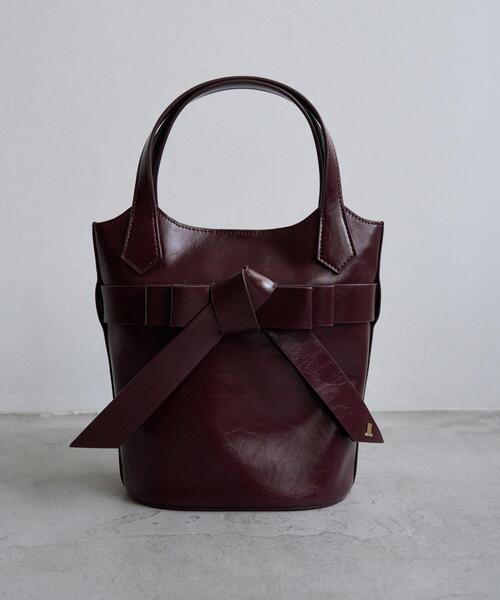 LANVIN ランバンオンブルー リボントートバッグ LANVIN en Bleu(ランバン オン ブルー)｜ビッグリボンバッグ
