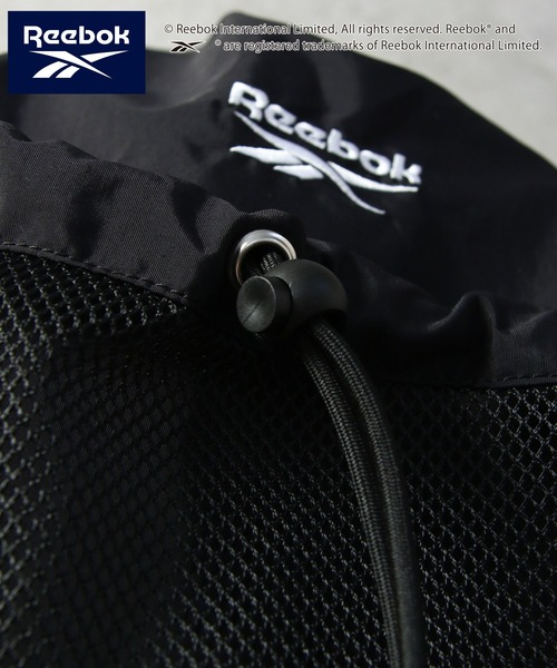 Reebok(リーボック)の「【REEBOK】ドローストリング ワンショルダー バッグ / ナップサック(ショルダーバッグ・レディース・ブラック/シルバー・FREE)」の16枚目の写真