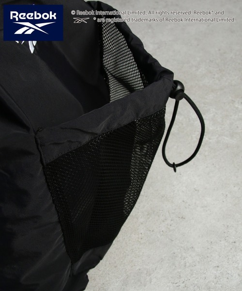 Reebok(リーボック)の「【REEBOK】ドローストリング ワンショルダー バッグ / ナップサック(ショルダーバッグ・レディース・ブラック/シルバー・FREE)」の15枚目の写真