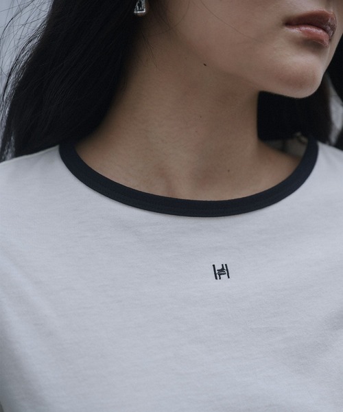 KINO THE KEI(キノザケイ)の「オリジナル 刺繍 プルオーバー KINO THE KEI(Tシャツ/カットソー・レディース・ブラック/アイボリー・フリー)」の13枚目の写真
