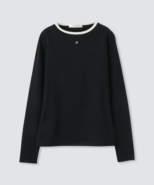 KINO THE KEI(キノザケイ)の「オリジナル 刺繍 プルオーバー KINO THE KEI(Tシャツ/カットソー・レディース・ブラック/アイボリー・フリー)」の15枚目の写真