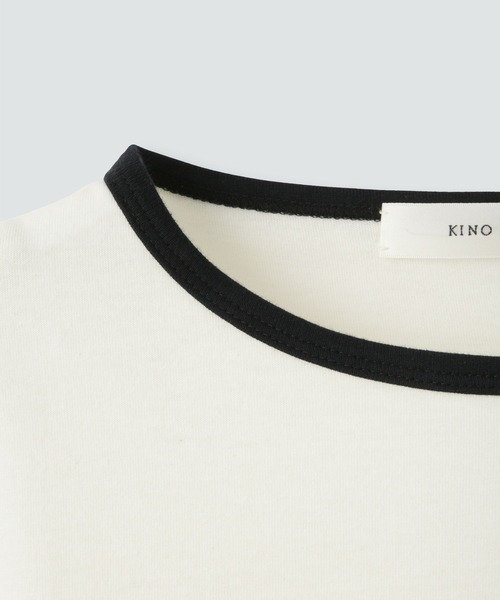 KINO THE KEI(キノザケイ)の「オリジナル 刺繍 プルオーバー KINO THE KEI(Tシャツ/カットソー・レディース・ブラック/アイボリー・フリー)」の18枚目の写真