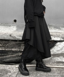 AMOMENTO　キュロット プリーツ スカートパンツ 黒 スカパン 0 S AMOMENTO キュロット プリーツ スカートパンツ 黒 スカパン 0 S