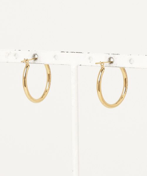 TETE HOMME（テットオム）の「ペア フープピアス（ピアス（両耳用）・メンズ・シルバー/ブラック/ゴールド・FREE）」の10枚目の写真