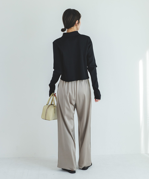 トタンテレコシャツカーディガン★ブラック トタンテレコシャツカーディガン（カーディガン）｜NOBLE（ノーブル