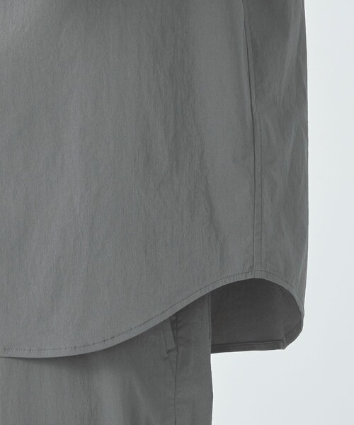 green label relaxing（グリーンレーベルリラクシング）の「WONDER CLOTH バンドカラー 半袖 シャツ -ストレッチ・接触冷感・吸水速乾-（シャツ/ブラウス・メンズ・ブラック/ネイビー/ダークグレー・S/M/L/XL）」の18枚目の写真