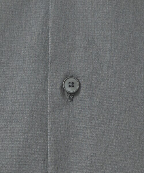 green label relaxing（グリーンレーベルリラクシング）の「WONDER CLOTH バンドカラー 半袖 シャツ -ストレッチ・接触冷感・吸水速乾-（シャツ/ブラウス・メンズ・ブラック/ネイビー/ダークグレー・S/M/L/XL）」の22枚目の写真