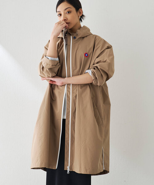 Whim Gazette（ウィムガゼット）の「【flotte】RAIN CAPE（ポンチョ・レディース・レッド/ネイビー/ベージュ・MEDIUM）」の14枚目の写真