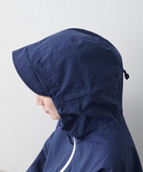 Whim Gazette（ウィムガゼット）の「【flotte】RAIN CAPE（ポンチョ・レディース・レッド/ネイビー/ベージュ・MEDIUM）」の19枚目の写真