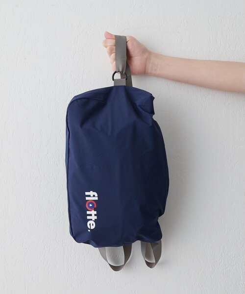 Whim Gazette（ウィムガゼット）の「【flotte】RAIN CAPE（ポンチョ・レディース・レッド/ネイビー/ベージュ・MEDIUM）」の10枚目の写真