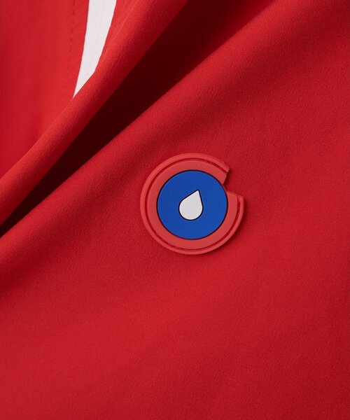 Whim Gazette（ウィムガゼット）の「【flotte】RAIN CAPE（ポンチョ・レディース・レッド/ネイビー/ベージュ・MEDIUM）」の12枚目の写真