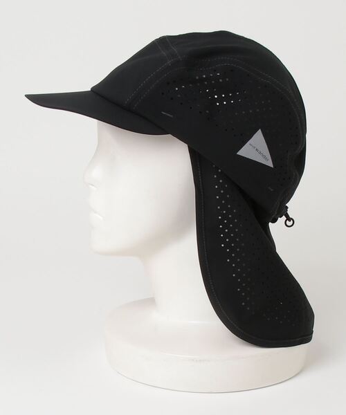 and wander tech cap アンドワンダー テック キャップ and wander - tech cap (BLACK) 【Hoen - Web】アンドワンダー