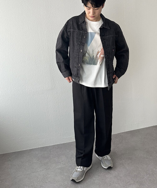 DISCOAT(ディスコート)の「Levi's TYPE 1 TRUCKER(デニムジャケット・レディース・ブラック/インディゴブルー・MEDIUM/LARGE)」の11枚目の写真