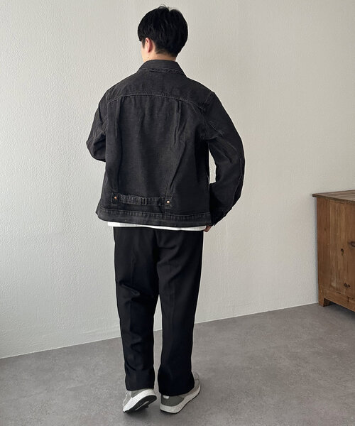 DISCOAT(ディスコート)の「Levi's TYPE 1 TRUCKER(デニムジャケット・レディース・ブラック/インディゴブルー・MEDIUM/LARGE)」の12枚目の写真