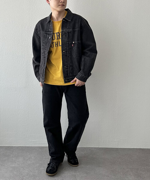 DISCOAT(ディスコート)の「Levi's TYPE 1 TRUCKER(デニムジャケット・レディース・ブラック/インディゴブルー・MEDIUM/LARGE)」の15枚目の写真