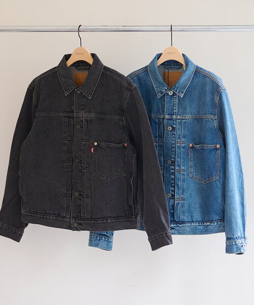DISCOAT(ディスコート)の「Levi's TYPE 1 TRUCKER(デニムジャケット・レディース・ブラック/インディゴブルー・MEDIUM/LARGE)」の18枚目の写真