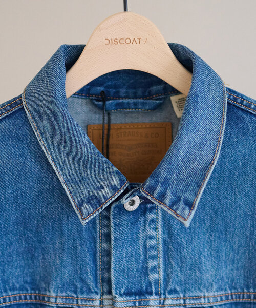 DISCOAT(ディスコート)の「Levi's TYPE 1 TRUCKER(デニムジャケット・レディース・ブラック/インディゴブルー・MEDIUM/LARGE)」の19枚目の写真